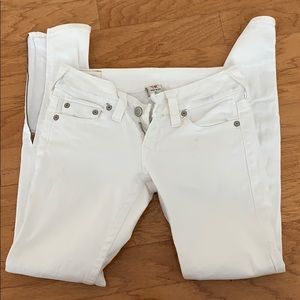 True Religion white jeans